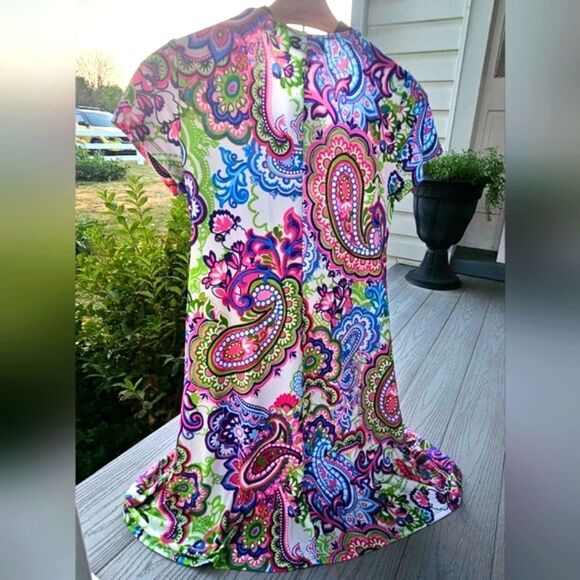 IVY ROAD paisley flowy dress new w tags small msrp $68 - Picture 7 of 13